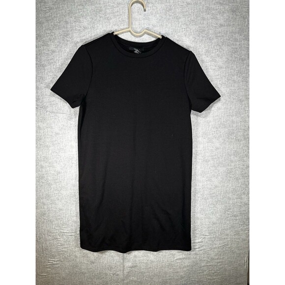 FOREVER 21 Dresses & Skirts - Forever 21 T-Shirt Dress Size S Black  Casual Basic Short Sleeve Crewneck